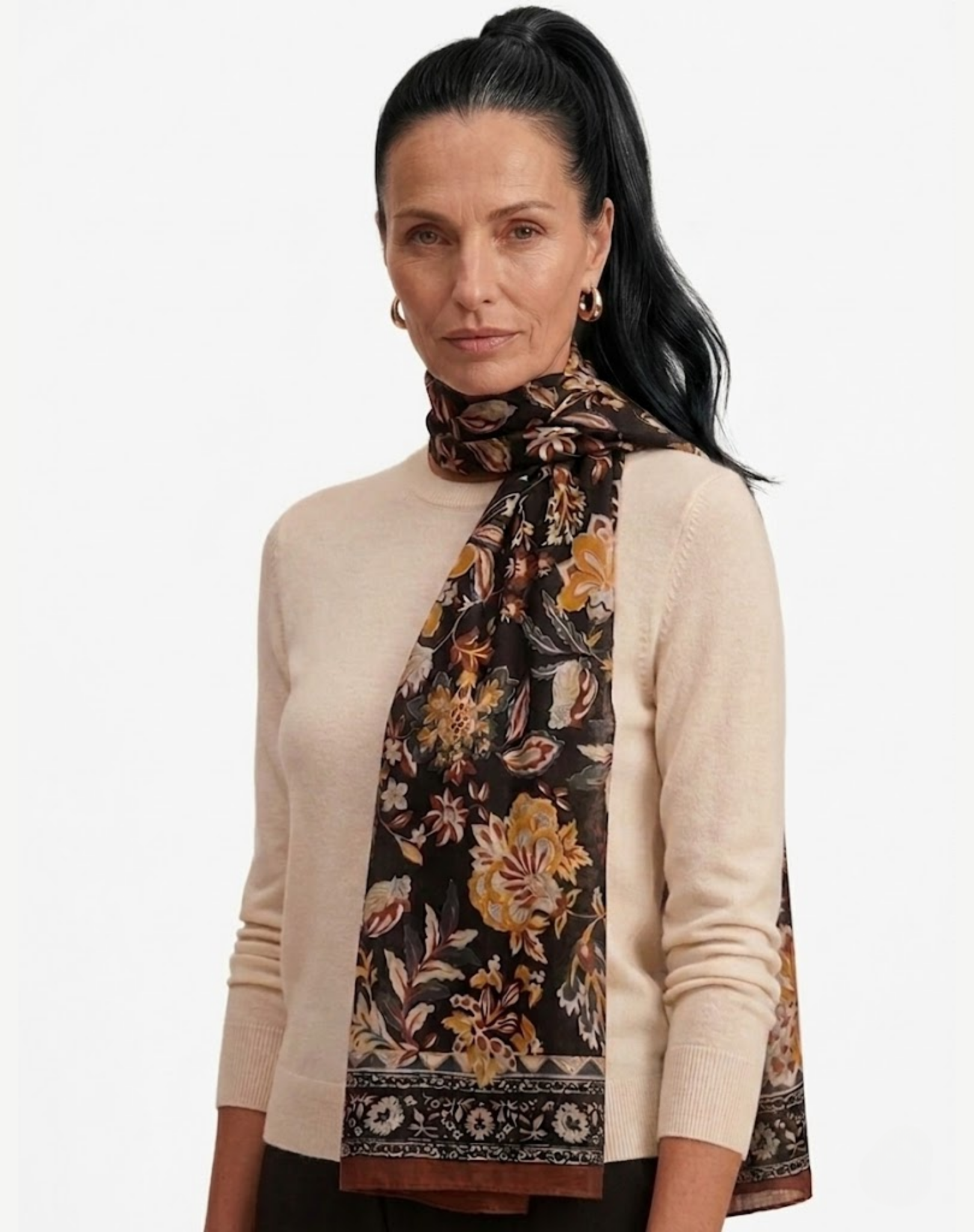 Autumn Floral Scarf Corfu Easy Living