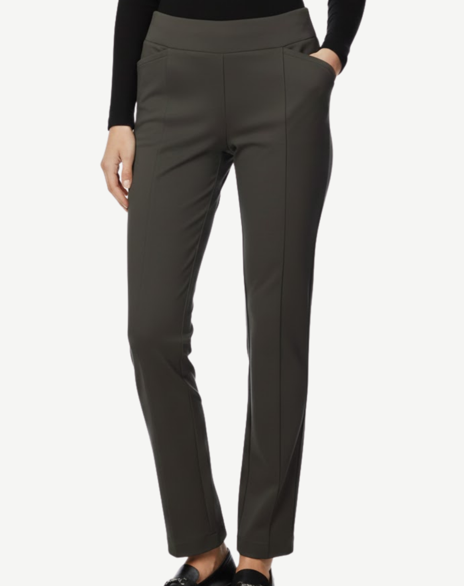 Oak Green Pull Up Pants Corfu Jeans