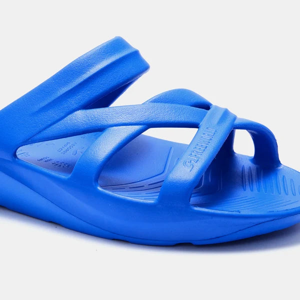 Bio-Strap Arch Support Slide - Electric Blue Freeworld Australia