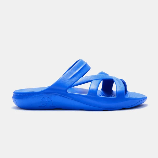 Bio-Strap Arch Support Slide - Electric Blue Freeworld Australia