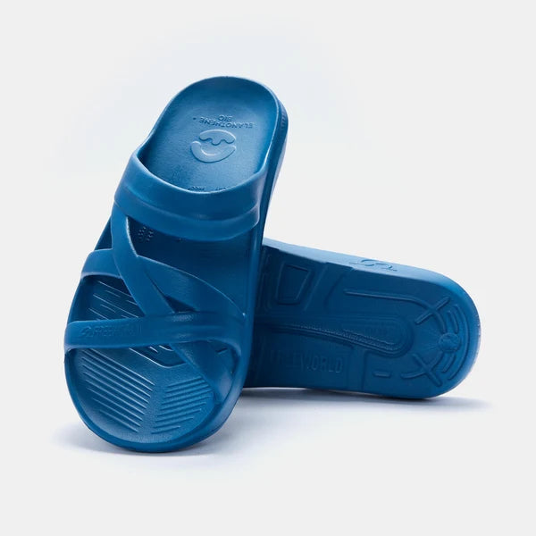 Bio-Strap Arch Support Slide - Teal Freeworld Australia