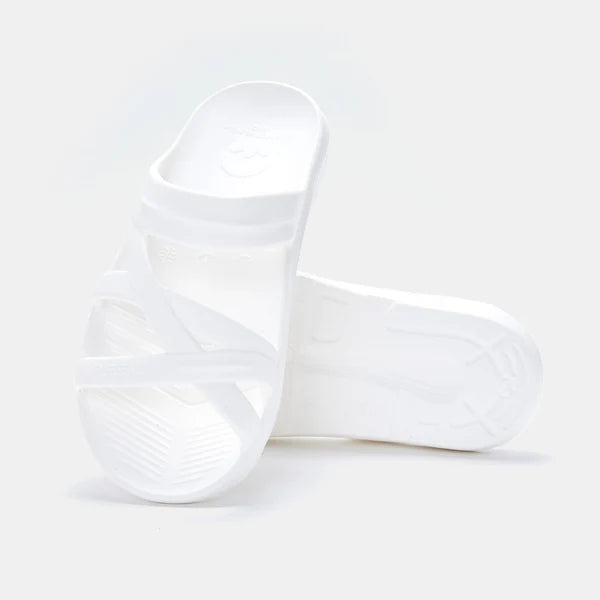 Bio-Strap Arch Support Slide - White Freeworld Australia