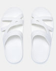 Bio-Strap Arch Support Slide - White Freeworld Australia