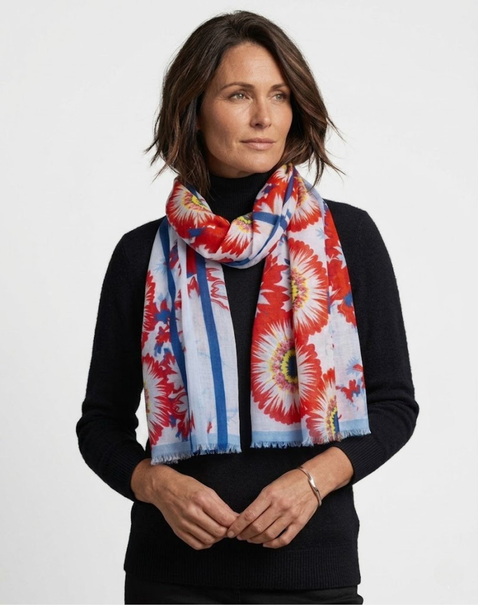 Denim Daisy Scarf Corfu Easy Living