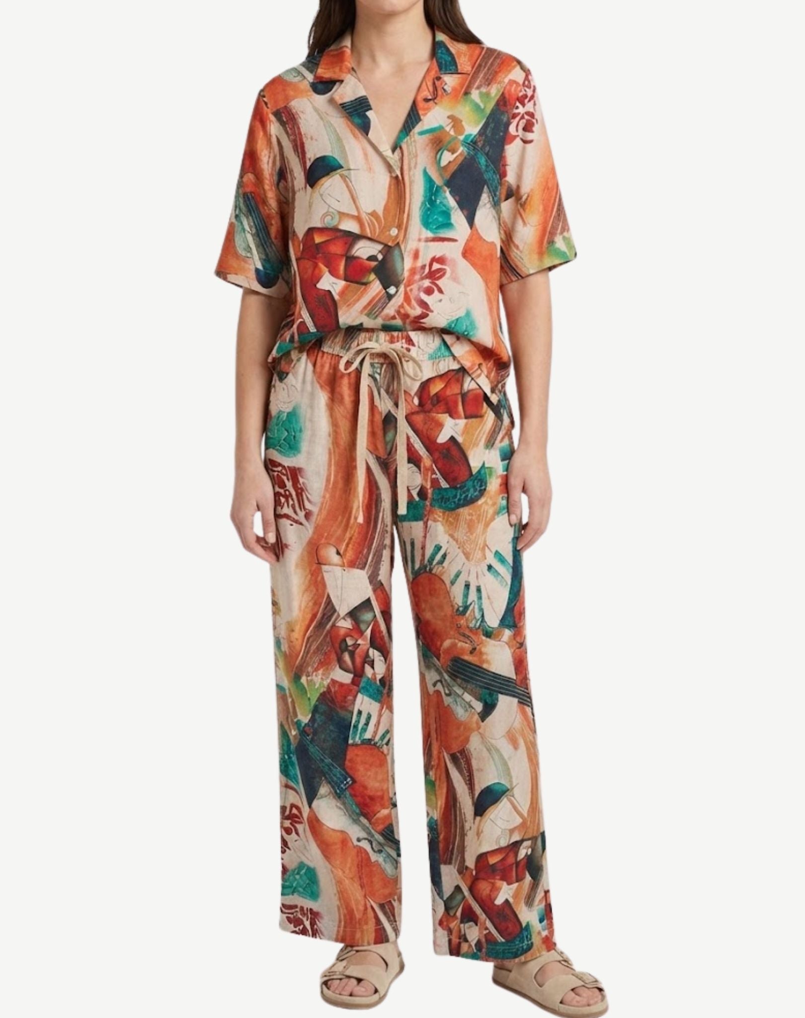 Funky Tunes Printed Pants Corfu Jeans