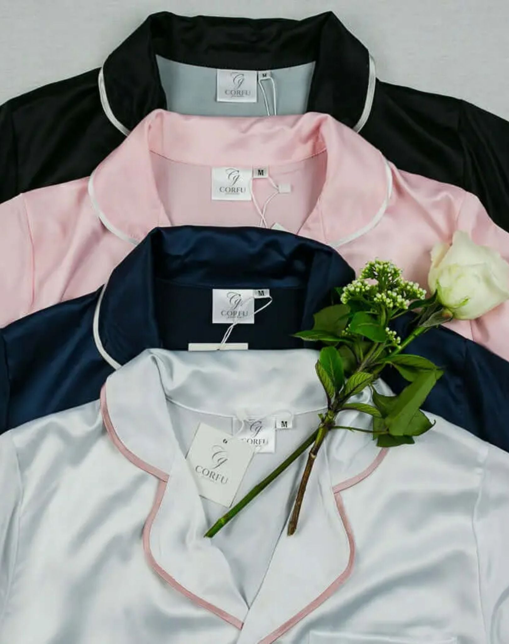 PJIM005SS Anastasia - Pink / Pink 2 Piece Pyjama Short Sleeve 005 Corfu Jeans