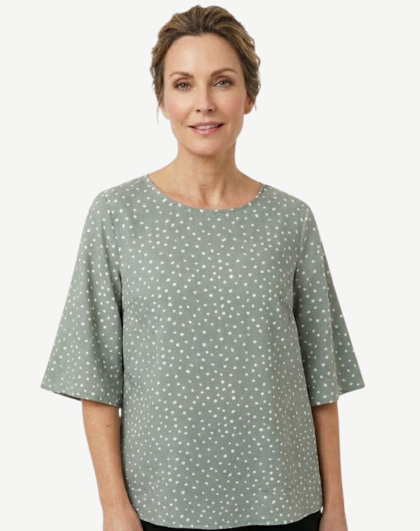 Arcadia Spotted Blouse Corfu Jeans