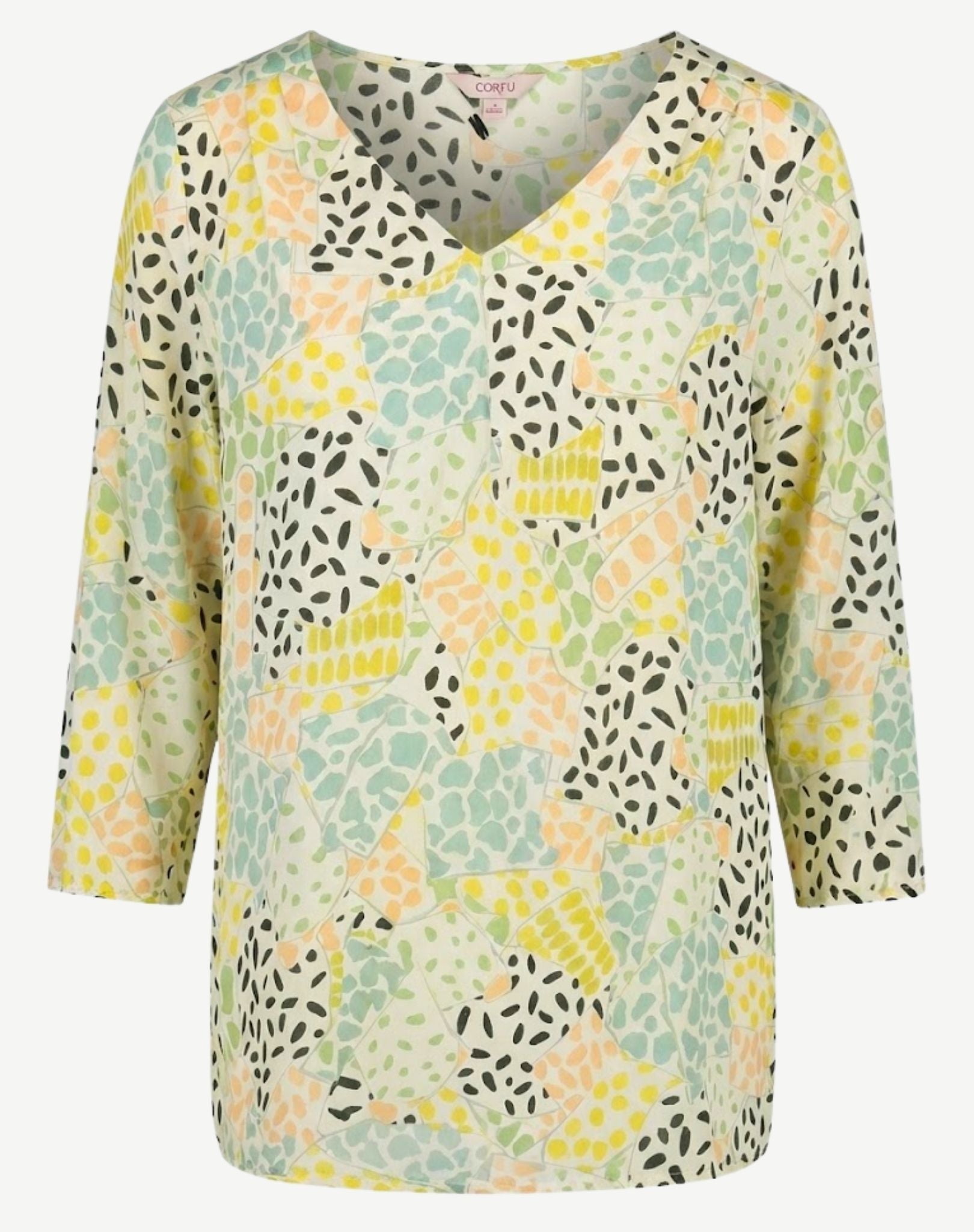 Summer Shades Cotton 3/4 Sleeve Top Corfu Jeans