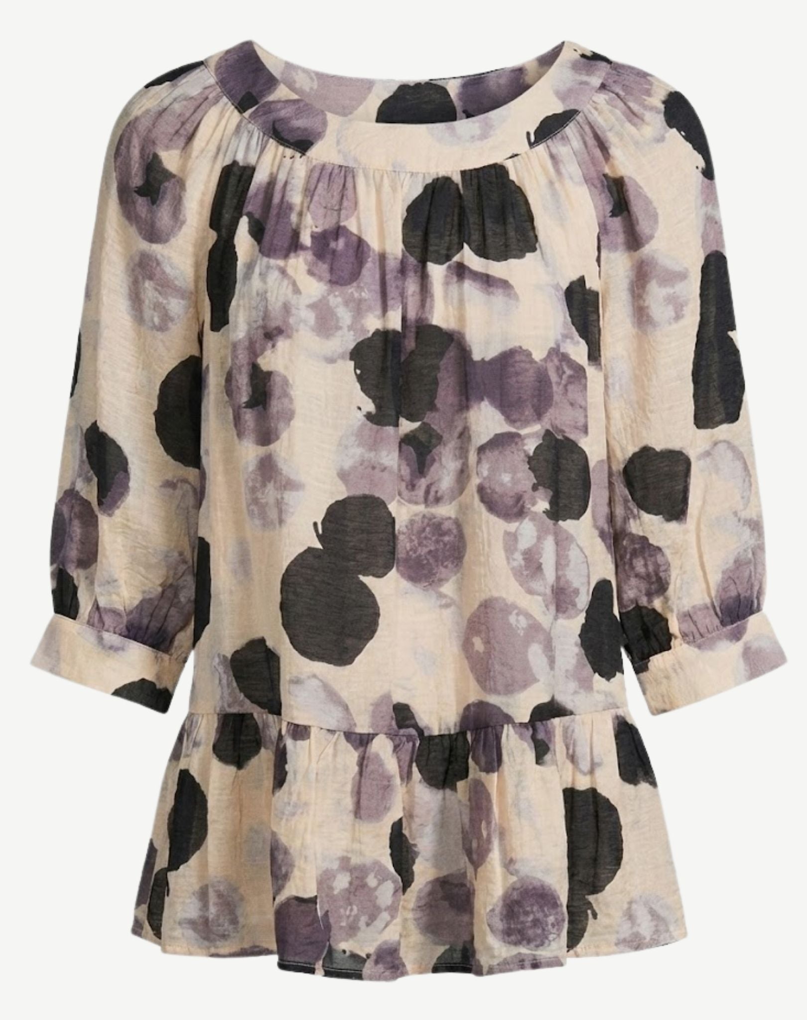 Pebbles Soft Print Blouse Corfu Jeans