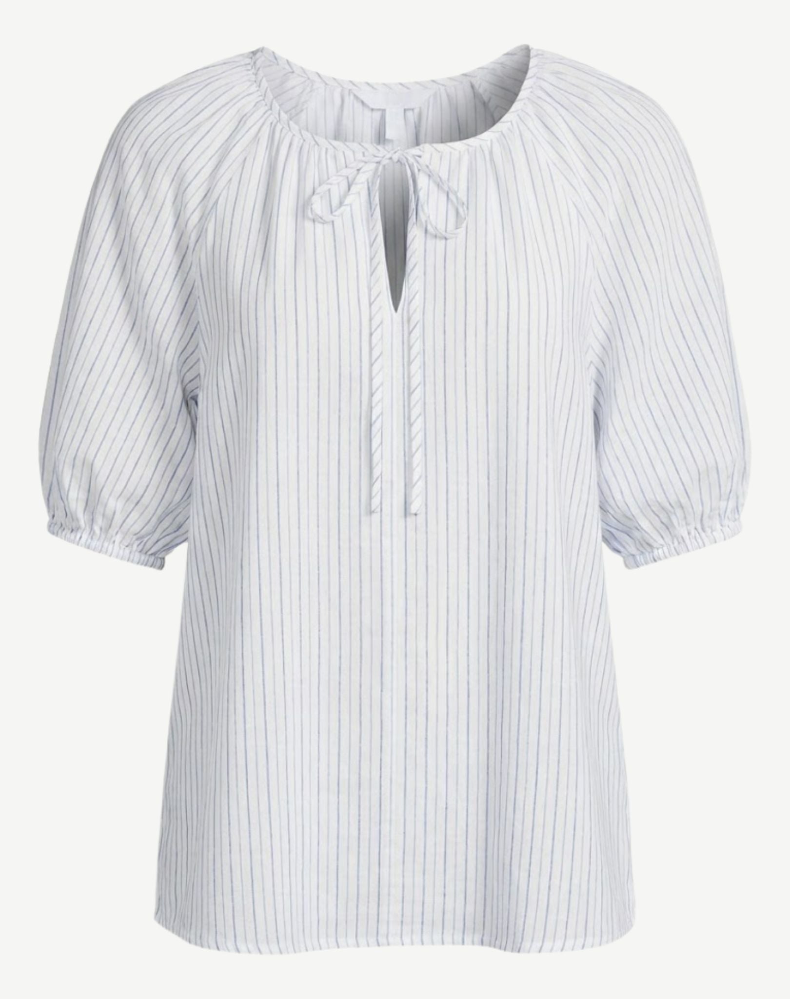 Serenity Stripe Linen Blouse Corfu Jeans