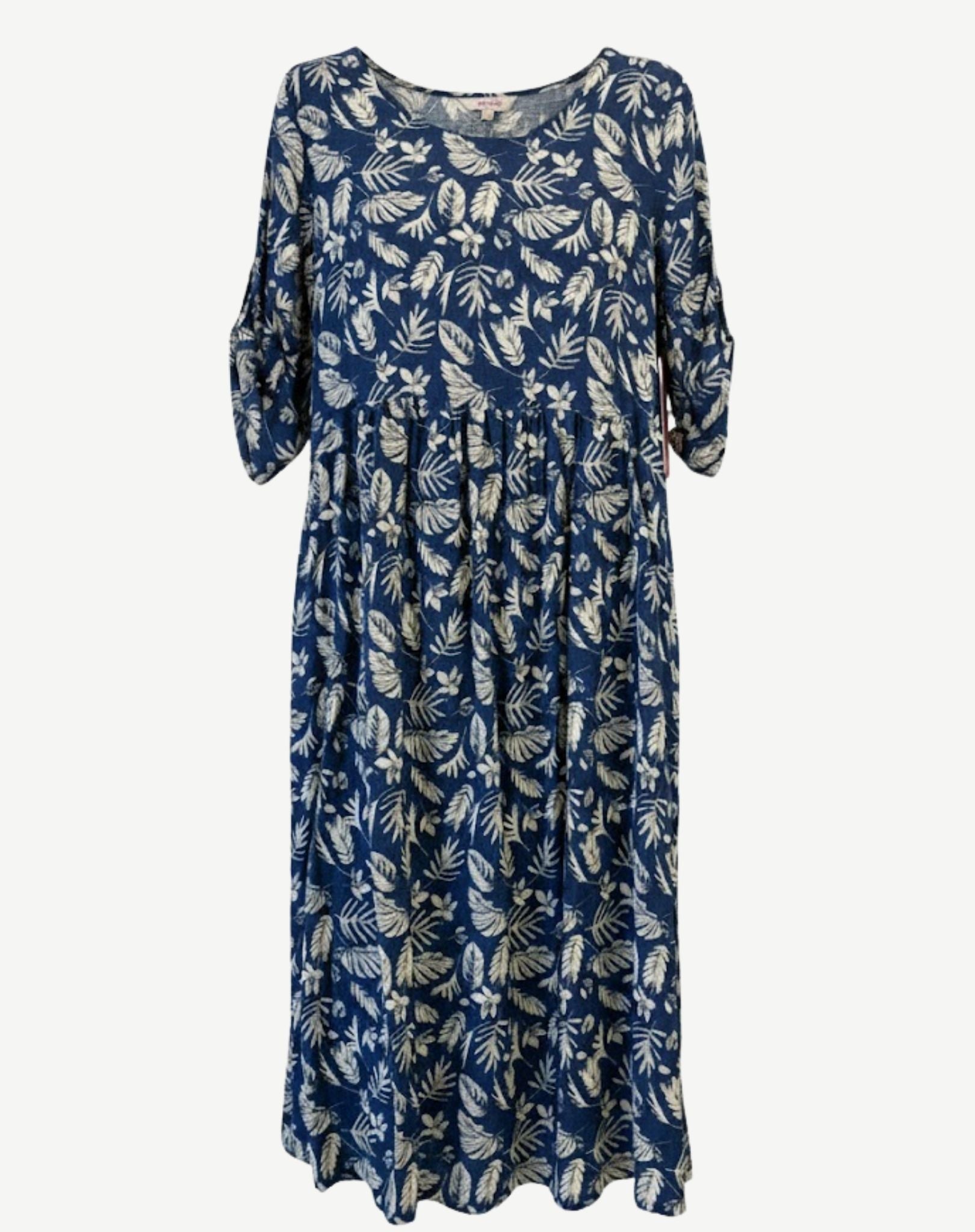 Fiji Cotton Printed Short Sleeve Dress Corfu Jeans