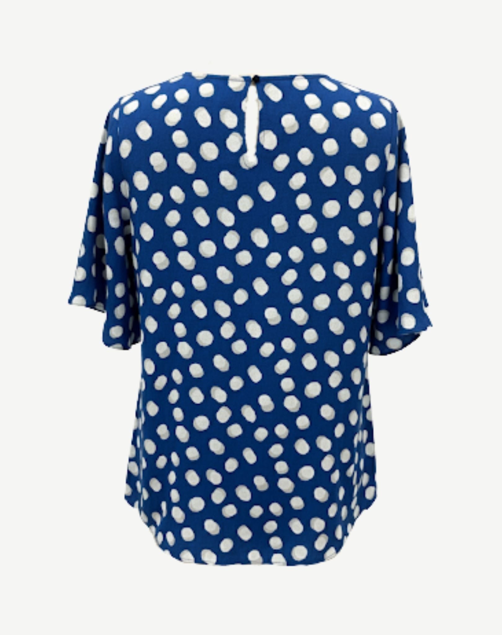 Marine Shadow Spot Blouse Corfu Jeans