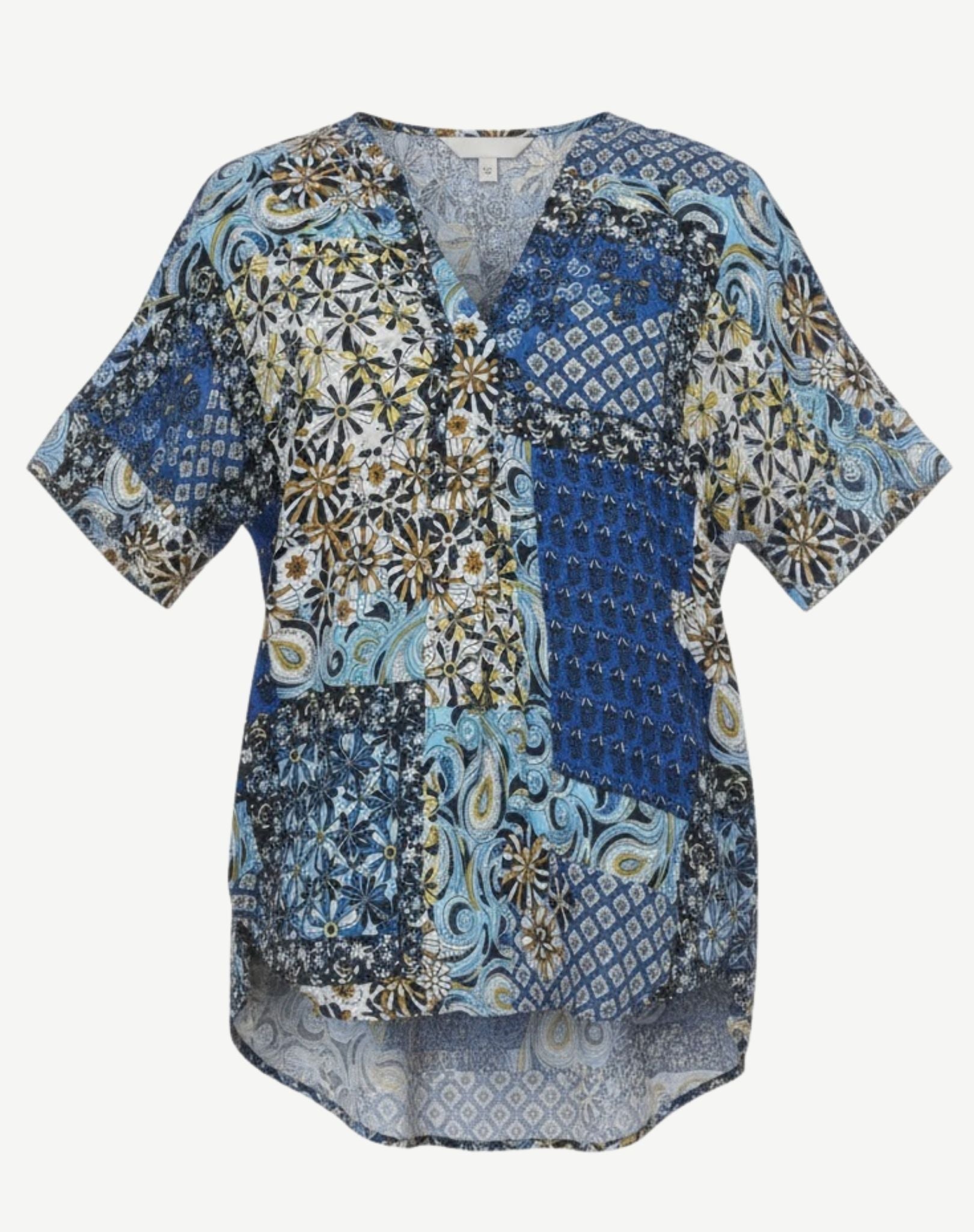 Stripes and Dots Soft Print Top Corfu Jeans