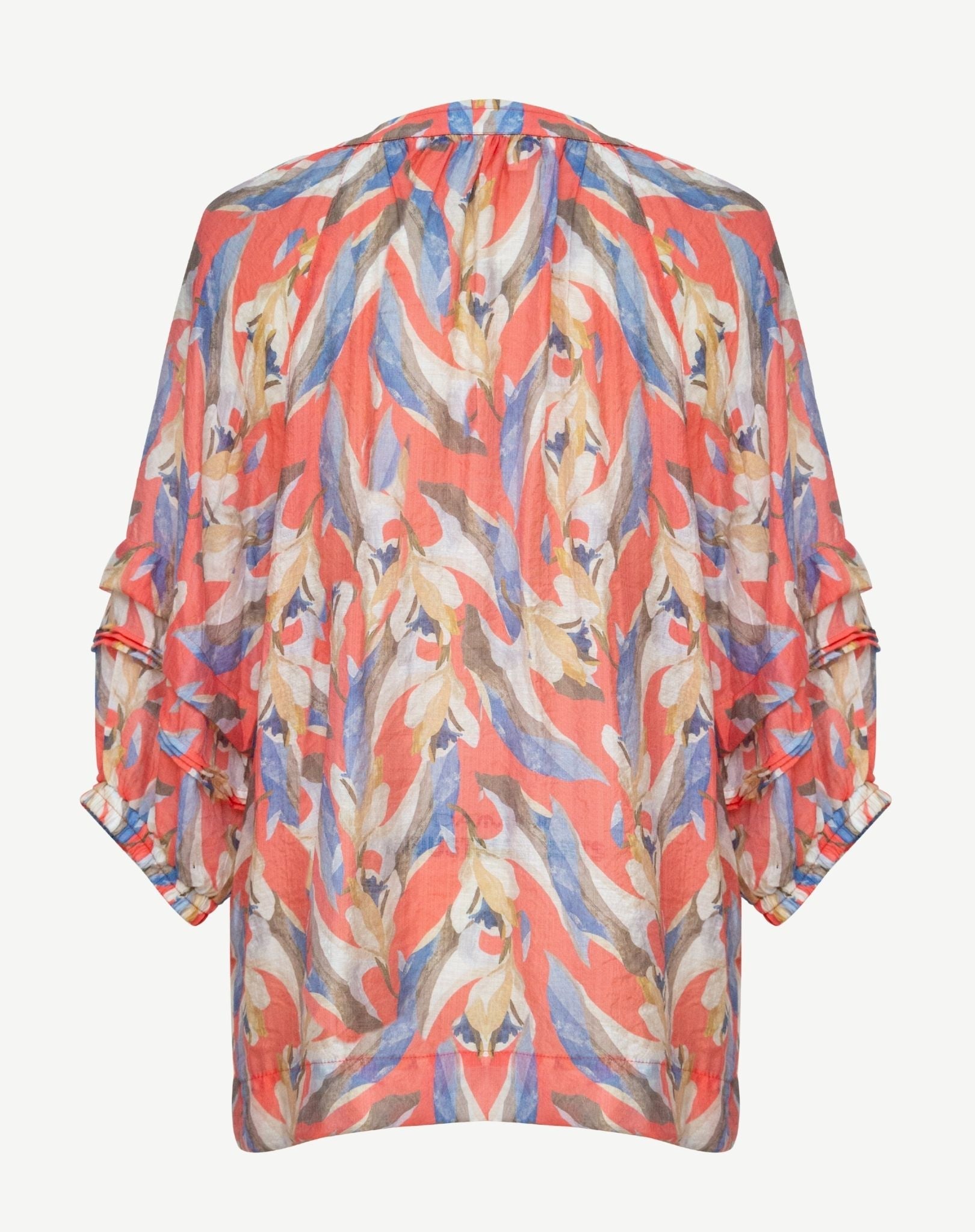 Fresh Fusion Soft Print Blouse Corfu Jeans