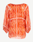Tangerine Dream Soft Print Blouse Corfu Jeans