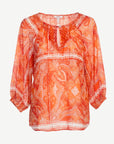 Tangerine Dream Soft Print Blouse Corfu Jeans