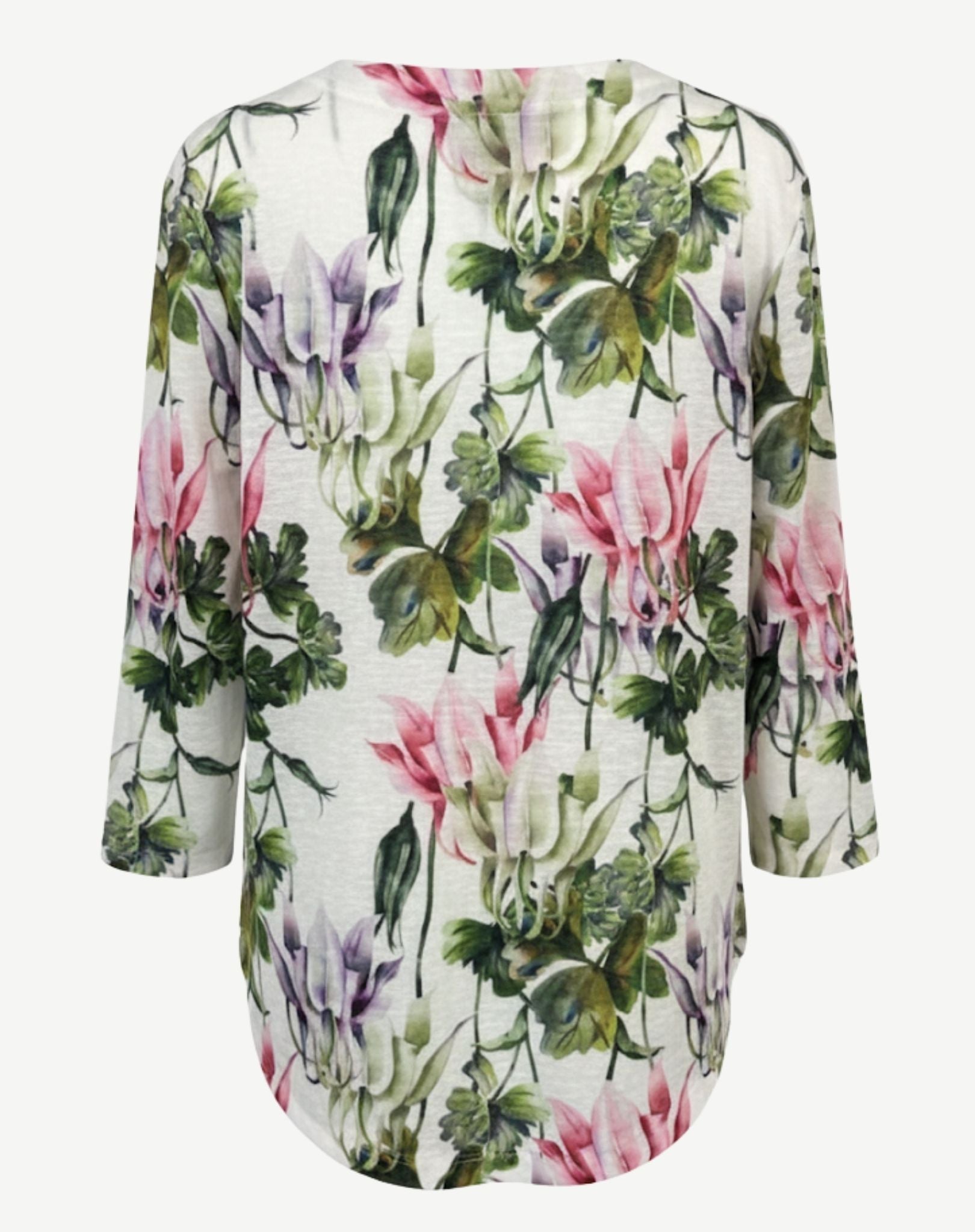 Silk Cascade Slub Linen Top Corfu Jeans