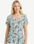 Sage & Sunlight Cotton Rich Burnout Jersey Top