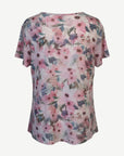 Softly Swaying Cotton Rich Burnout Jersey Top Corfu Jeans