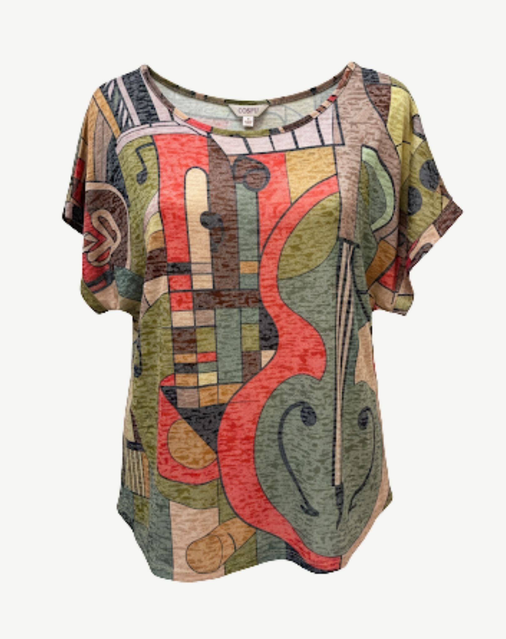 Funky Vibes Summer Burnout Top Corfu Jeans
