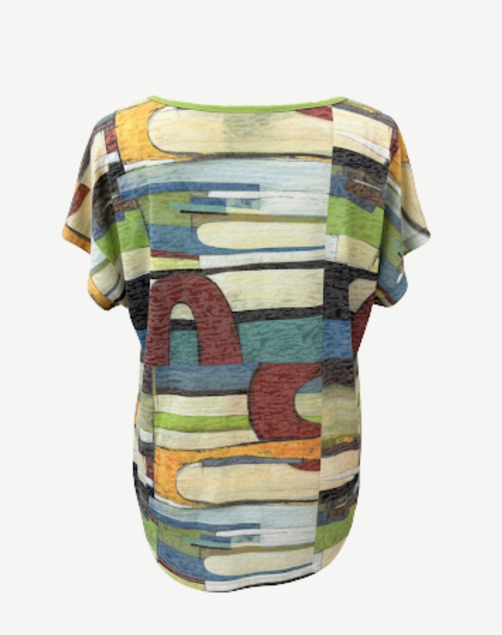 Organic Lines Summer Burnout Top Corfu Jeans