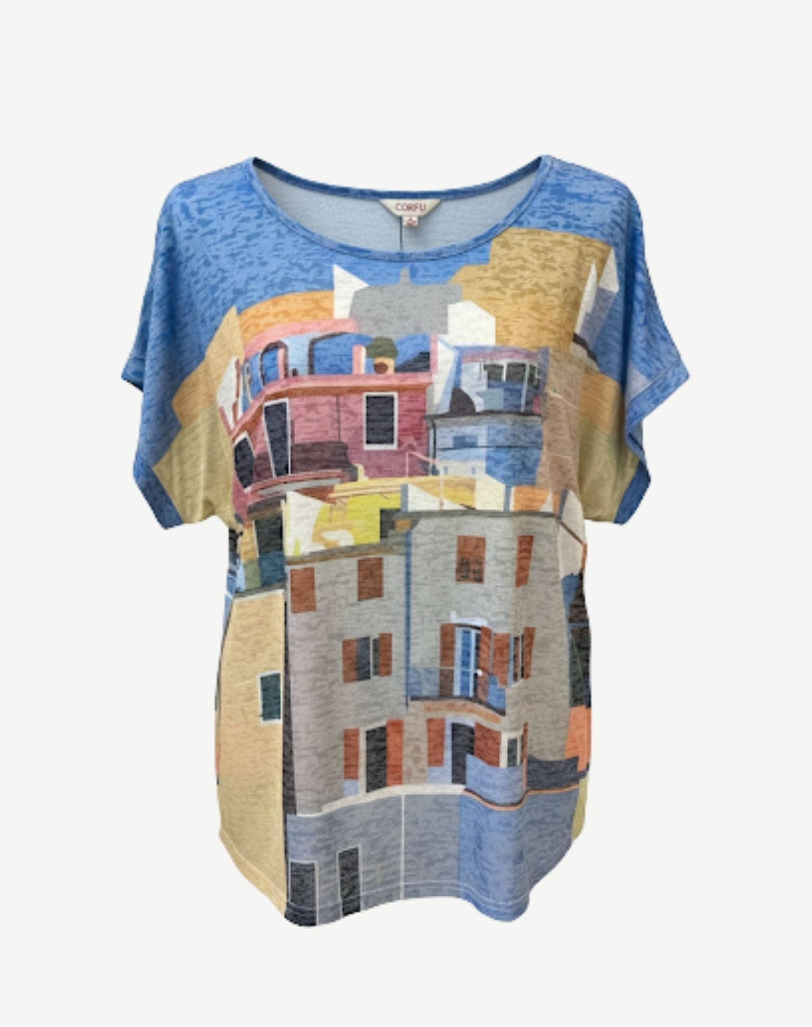 Terra Tones Summer Burnout Top Corfu Jeans