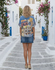 Terra Tones Summer Burnout Top Corfu Jeans