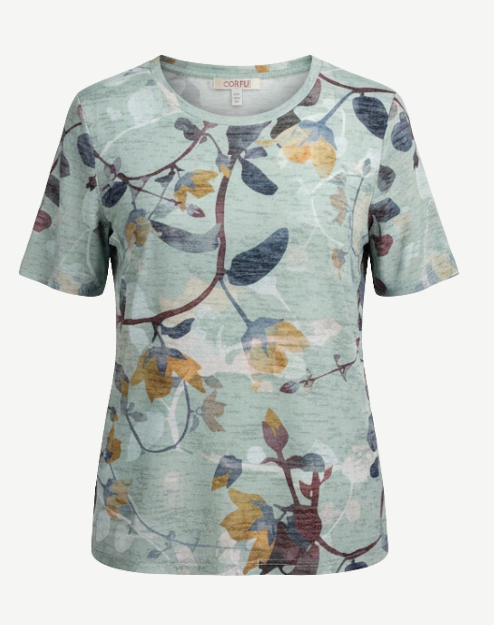 Spring Veil Viscose Burnout Jersey Top Corfu Jeans