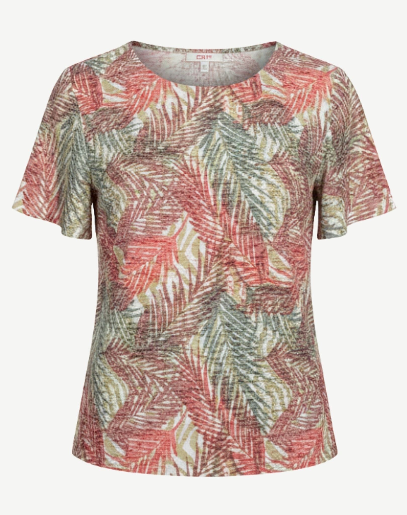 Meadow Magic Cotton Rich Burnout Jersey Top Corfu Jeans