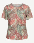 Meadow Magic Cotton Rich Burnout Jersey Top Corfu Jeans