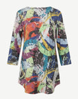 Colour Burst Viscose Burnout Jersey To Corfu Jeans