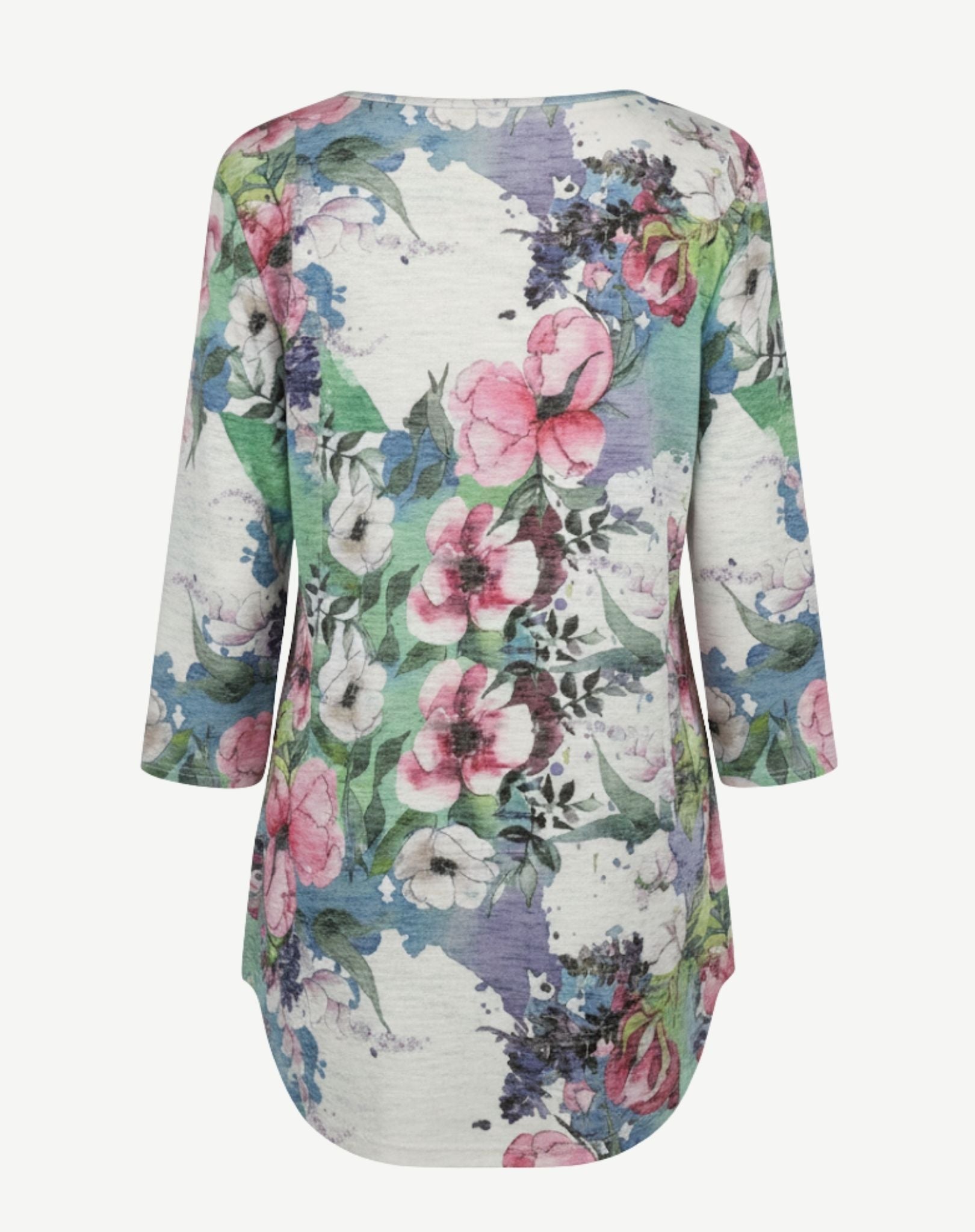 Petal Party Viscose Burnout Jersey Top Corfu Jeans