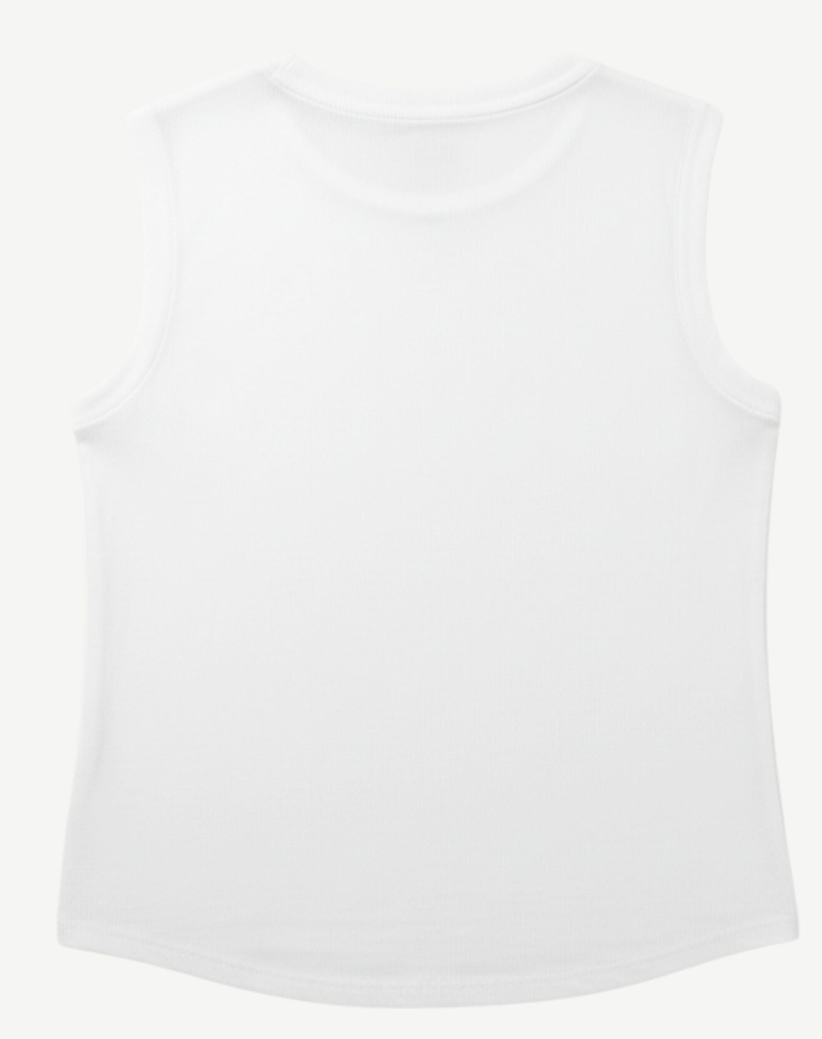 Optic White Cotton Jersey Tank Top Corfu Jeans