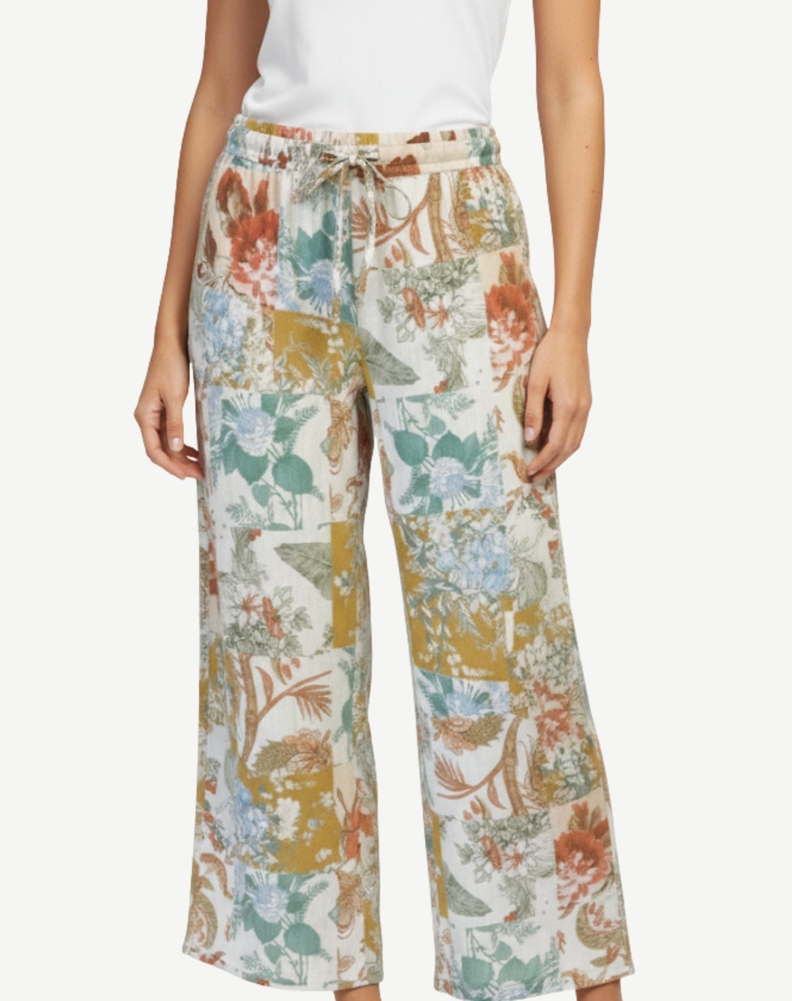 Blush & Bloom Linen Pants Corfu Jeans