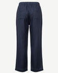 Indigo Linen Drawstring Pants Corfu Jeans