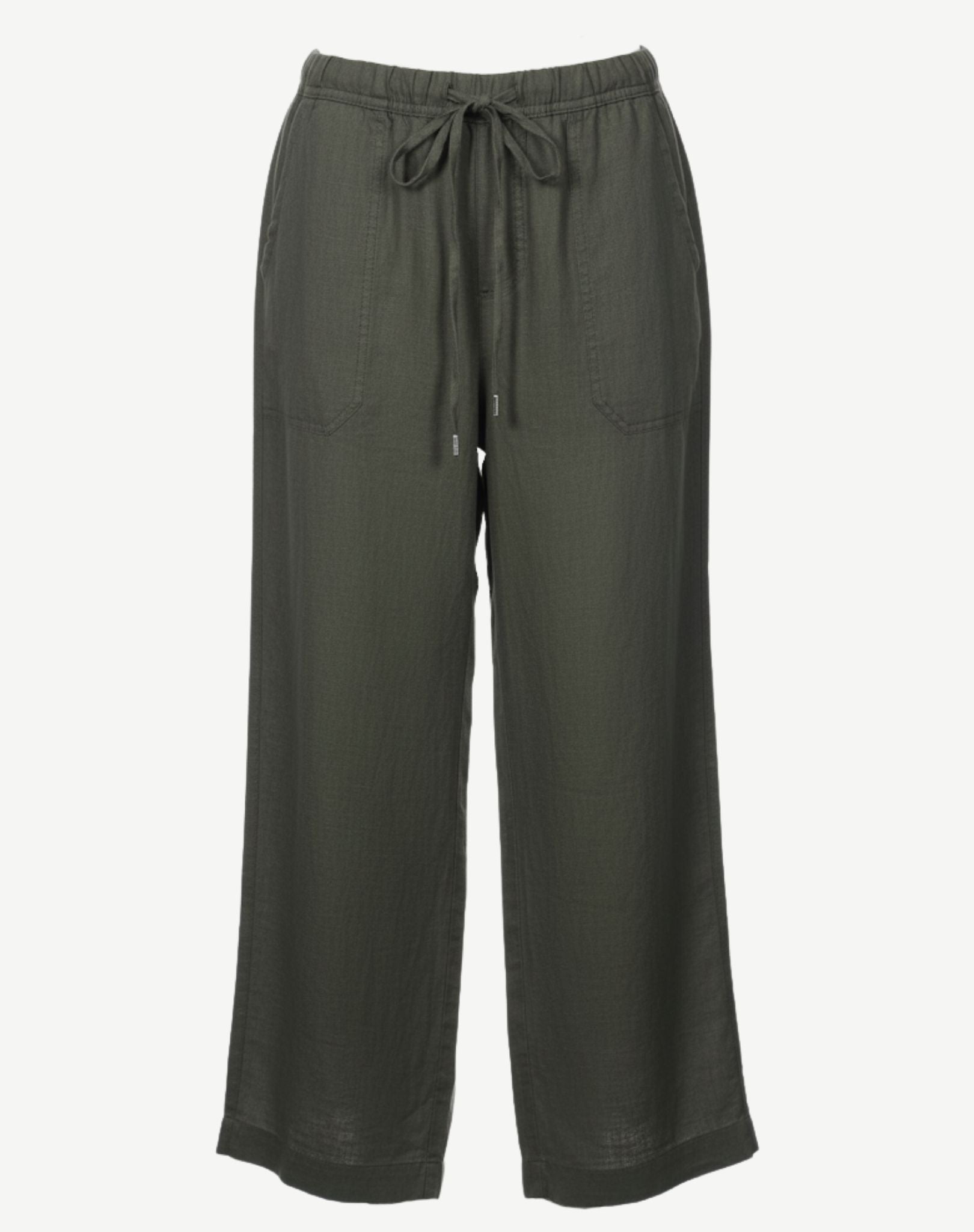 Olivewood Sandwashed Linen Pants Corfu Jeans