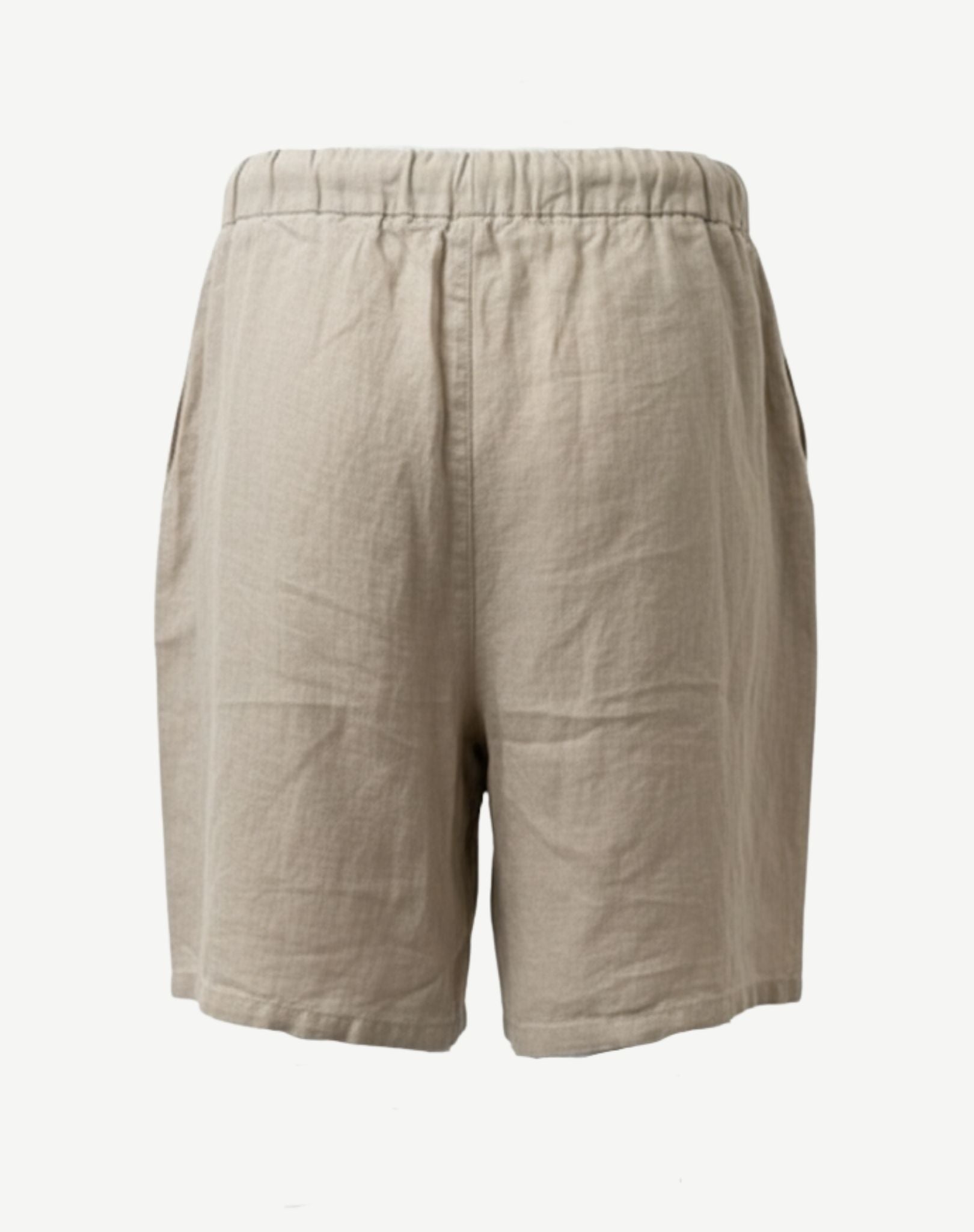 Nougat Sandwashed Linen Shorts Corfu Jeans