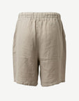 Nougat Sandwashed Linen Shorts Corfu Jeans