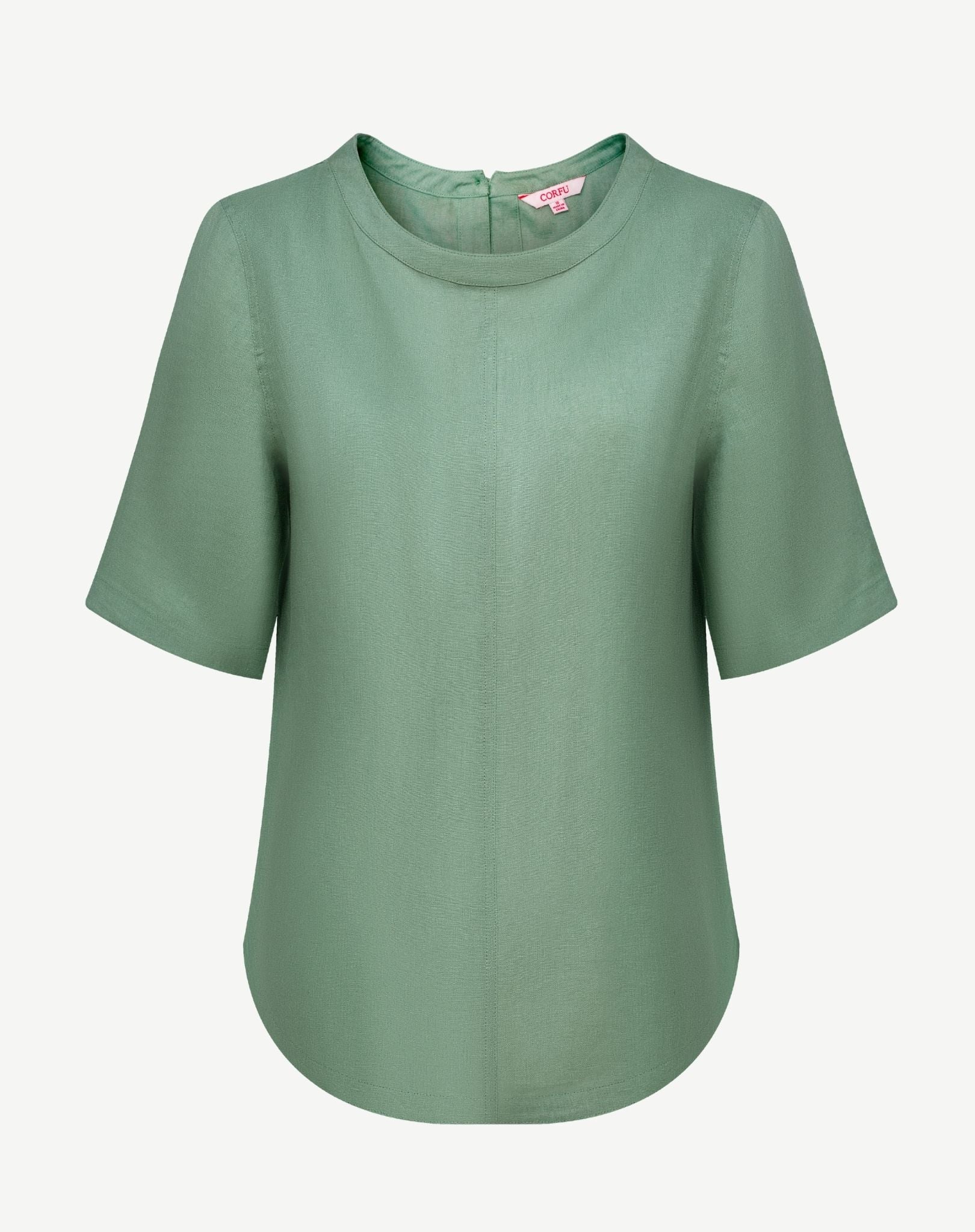 Agave Linen Breeze Short Sleeve Top Corfu Jeans
