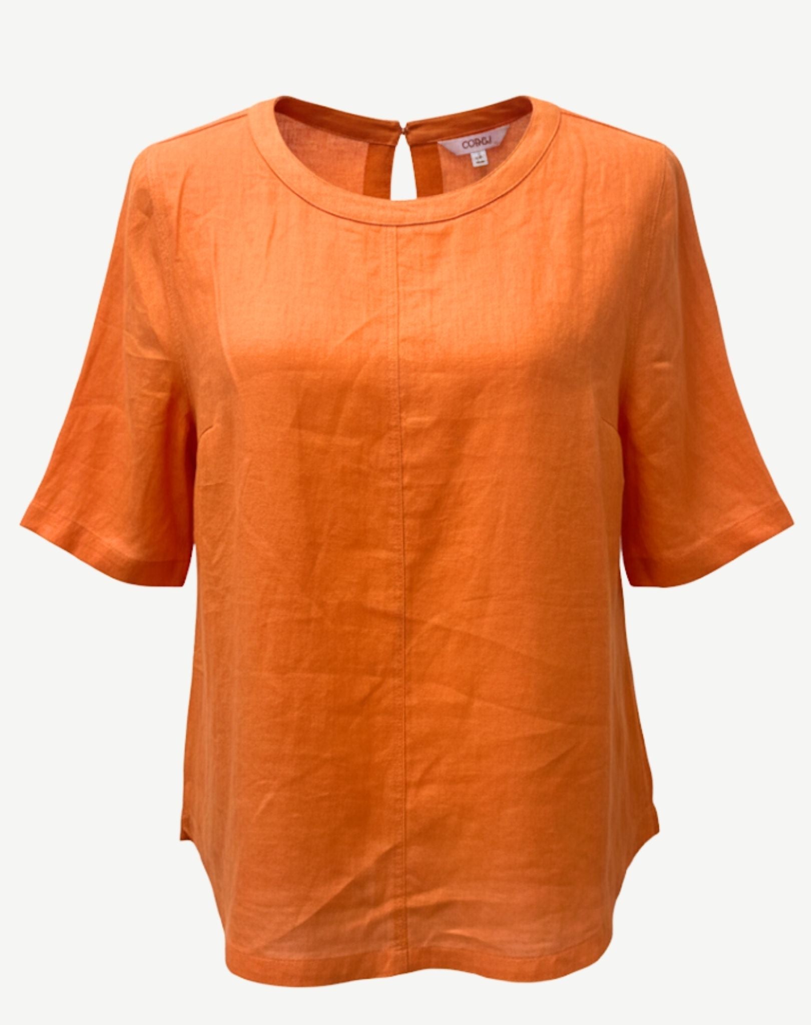 Sausalito Sunset Linen Short Sleeve Top Corfu Jeans