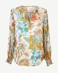 Blush & Bloom Linen Long Sleeve Blouse Corfu Jeans