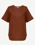 Java Linen Breeze Short Sleeve Top Corfu Jeans