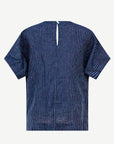 Ink Linen Short Sleeve Top Corfu Jeans