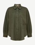 Olivewood Sandwashed Long Sleeve Shirt Corfu Jeans