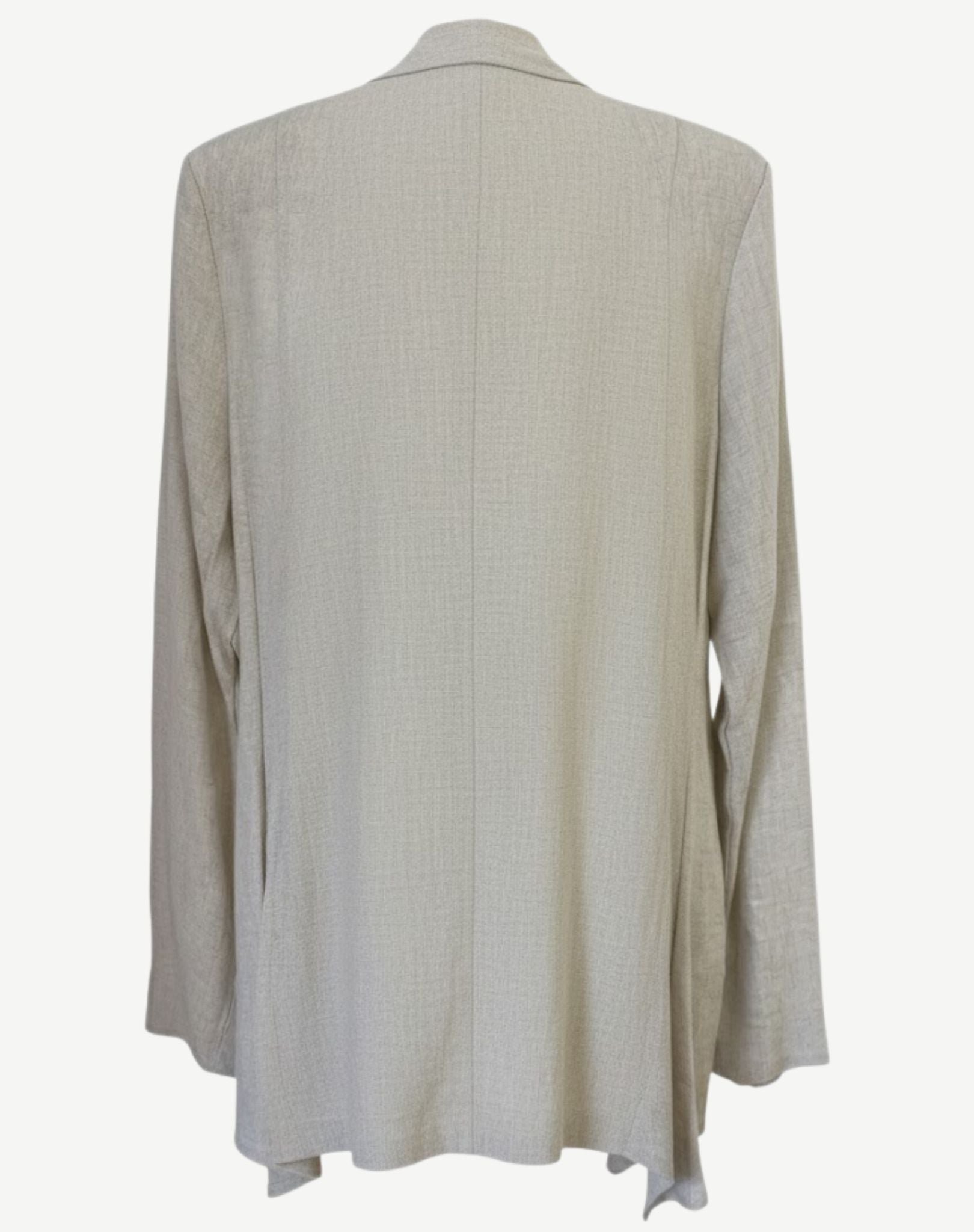 Sand Linen Drape Jacket Corfu Jeans