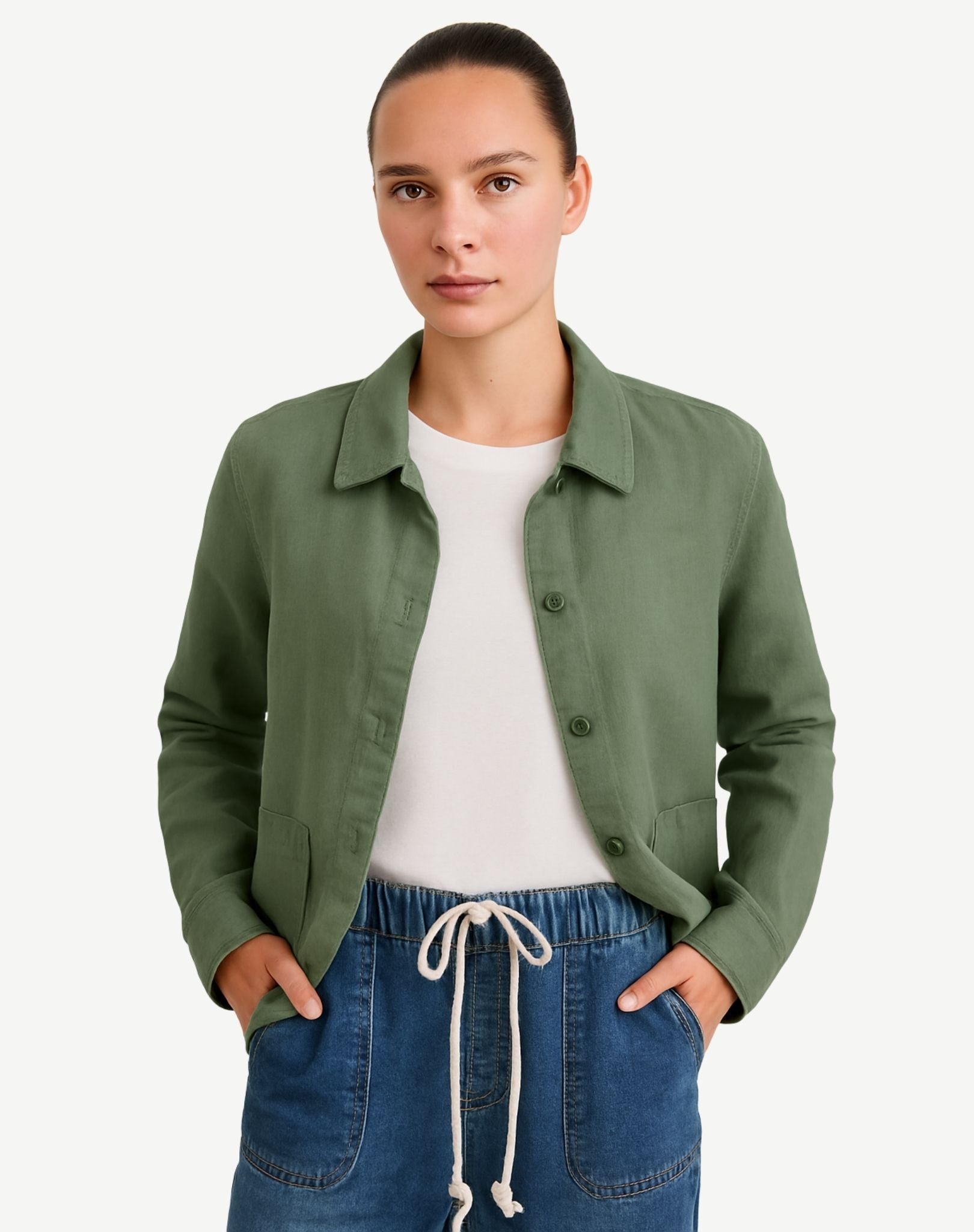 Agave Linen Breeze Long Sleeve Button Shirt Corfu Jeans
