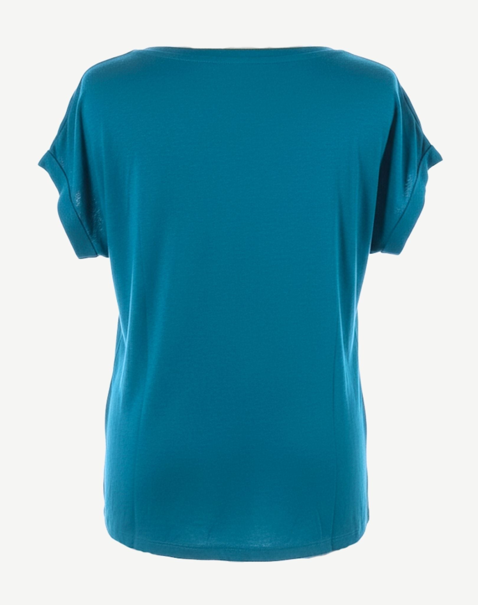 Aqua Breeze Linen Blend Short Sleeve Top Corfu Jeans