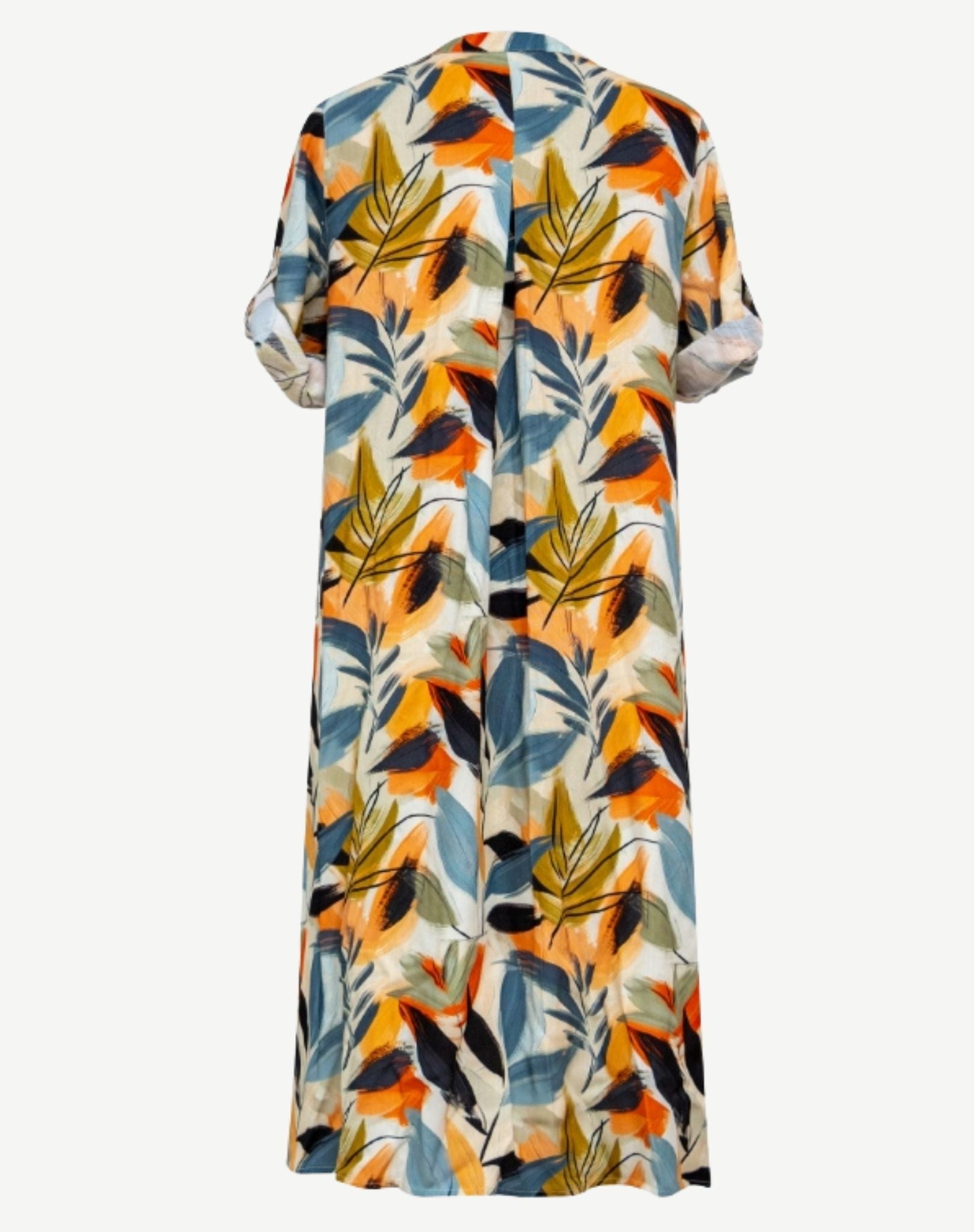 Tahiti Viscose Short Sleeve Midi Dress Corfu Jeans