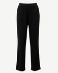 Black Soft Dressing Elasticated Straight Leg Pants Corfu Jeans