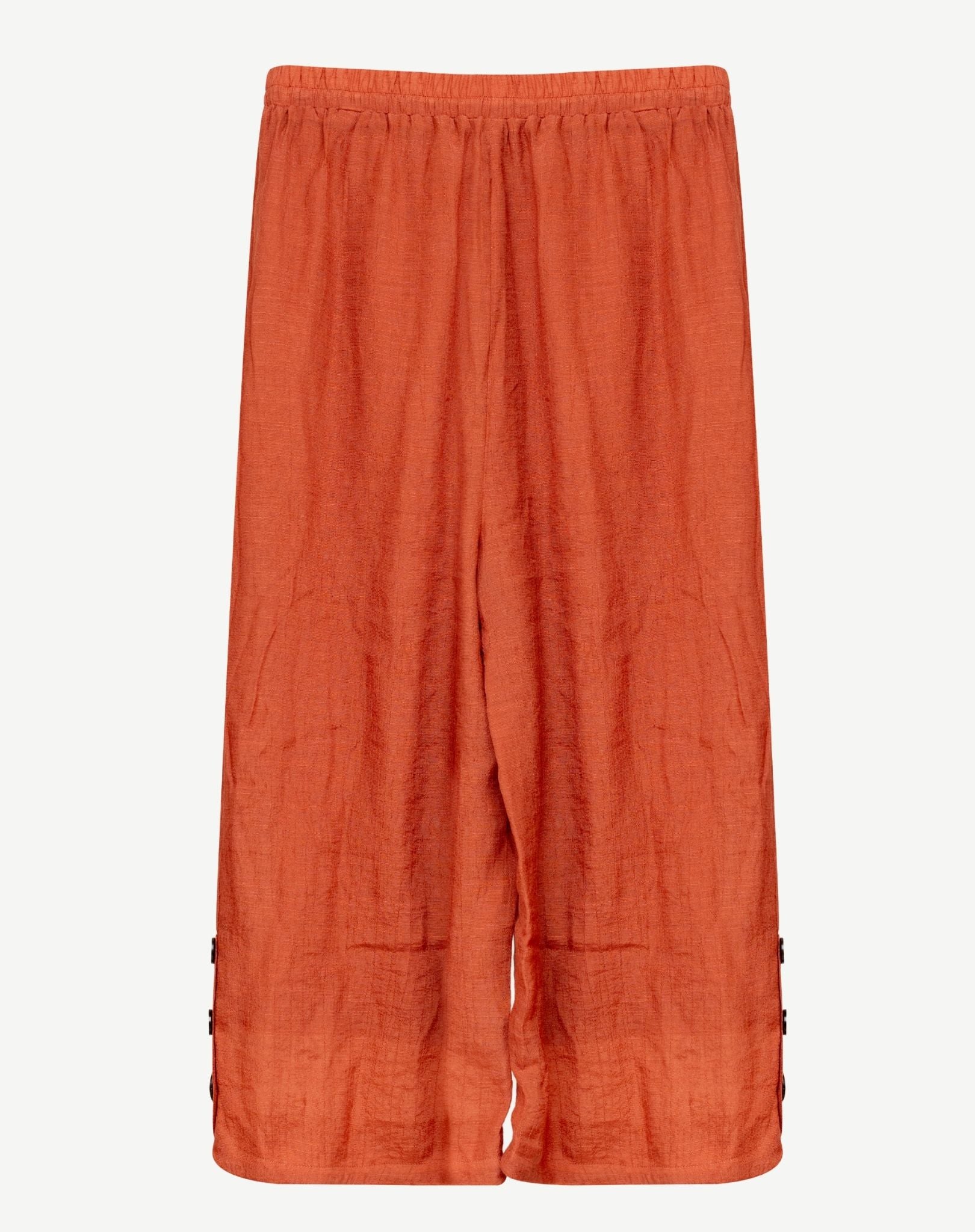 Cinnabar Crepe Georgette 3/4 Pant Corfu Jeans